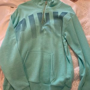 Pink loose fitting pull over